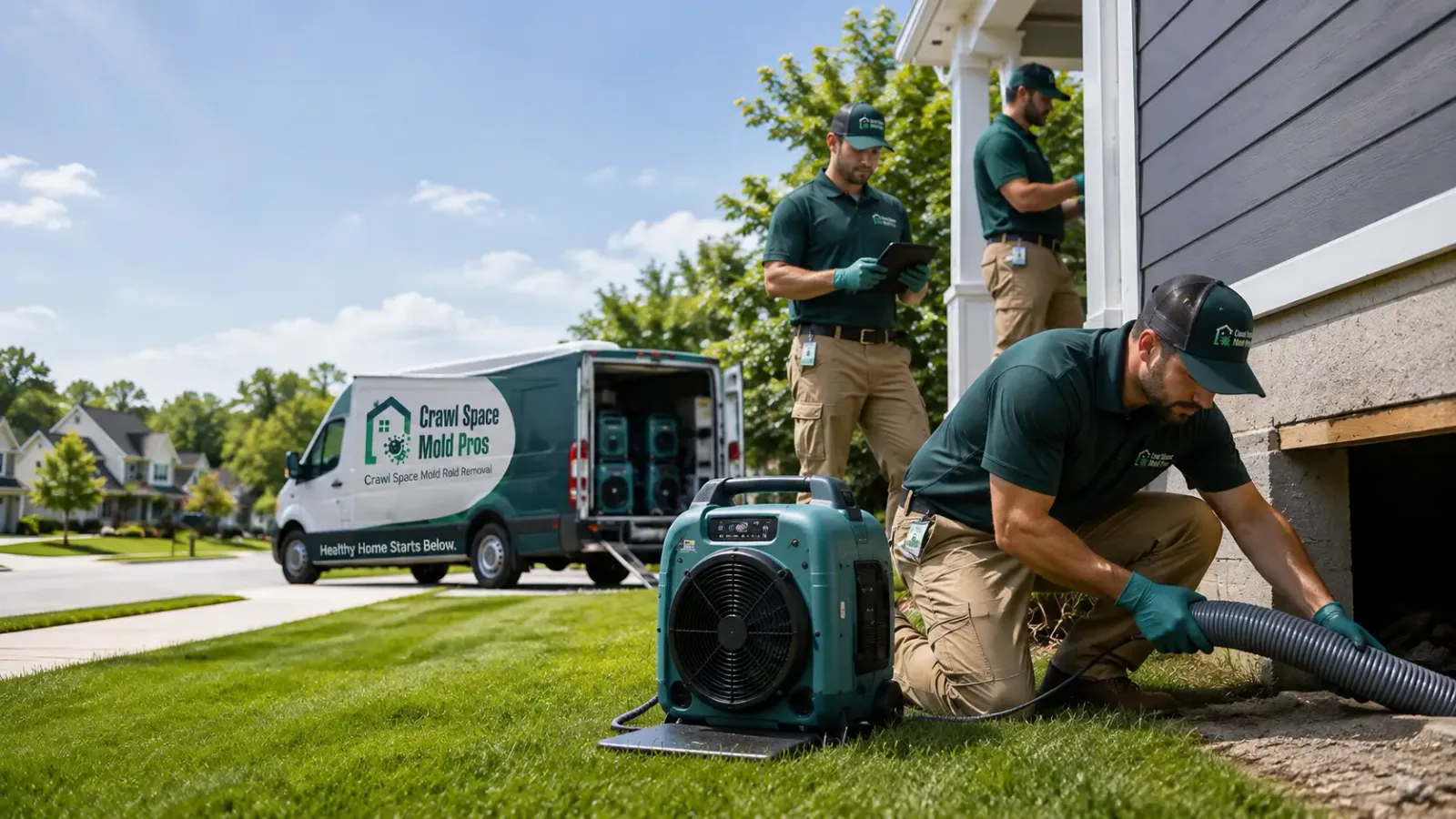Crawl Space Mold Removal in East Leroy, MI